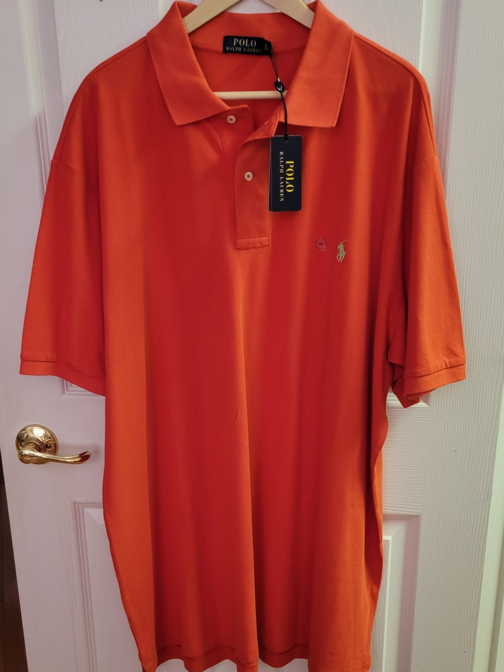 Polo by Ralph Lauren Men’s Orange Short-Sleeve Polo